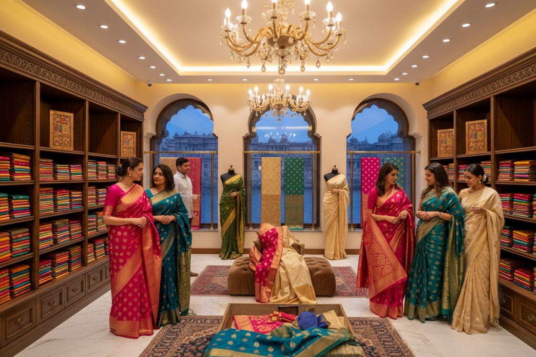 Where to Buy Authentic Handloom Banarasi Saree in Varanasi