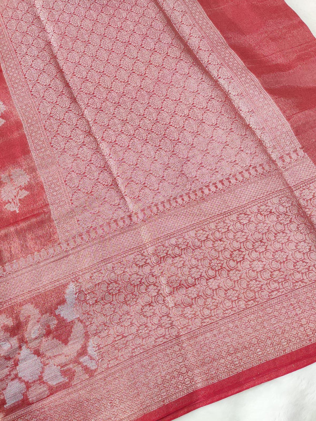 Katan Tissue Super Soft Saree