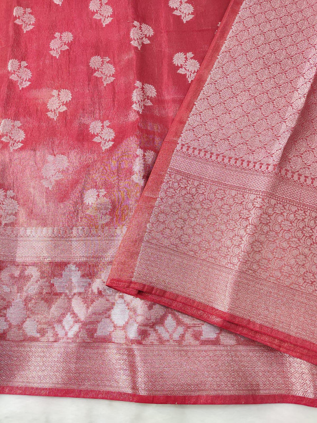 Katan Tissue Super Soft Saree