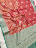 Katan Tissue Meena Buta Contrast Border
