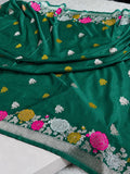 Mashru Silk Designer Mina Border Saree