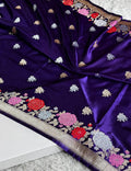 Mashru Silk Designer Mina Border Saree