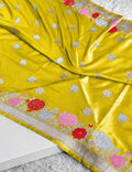 Mashru Silk Designer Mina Border Saree