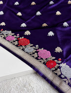 Mashru Silk Designer Mina Border Saree
