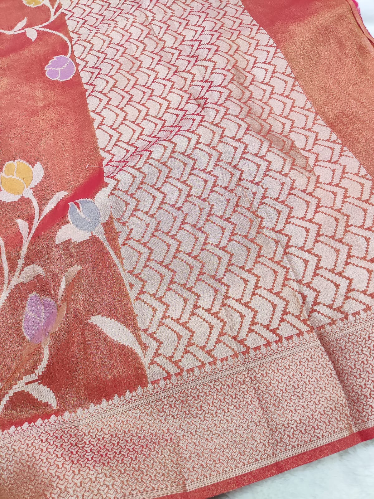 Tissue Katan Silk Super Soft Saree