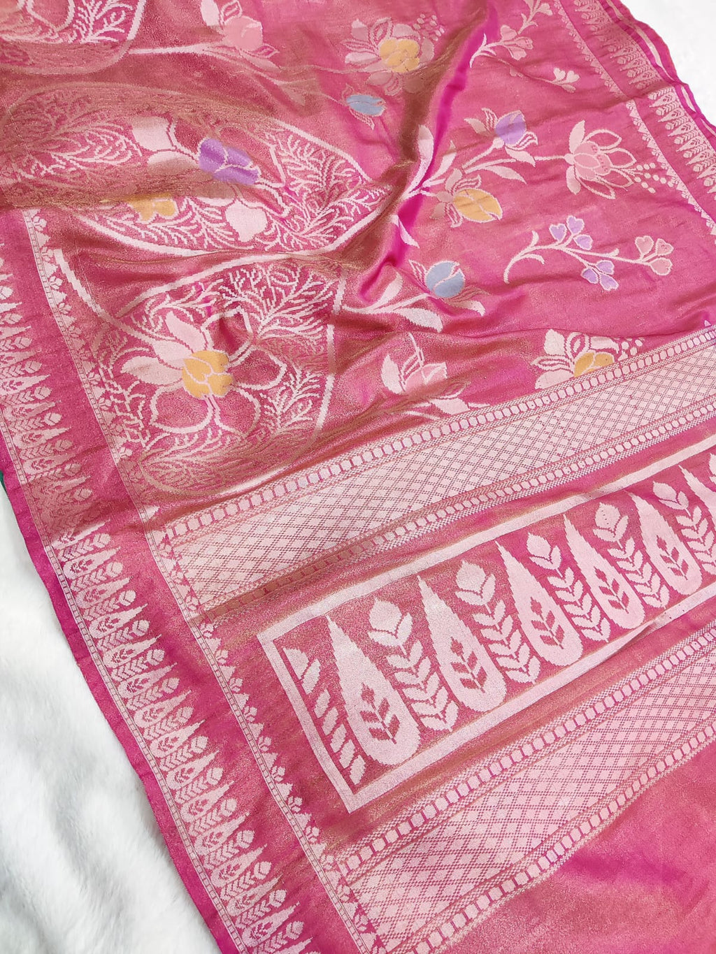 Tissue Katan Silk Super Soft Saree